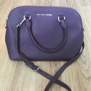 Purple Michael Kors bag. EUC